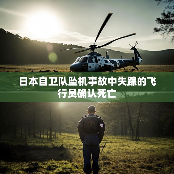 日本自卫队坠机事故中失踪的飞行员确认死亡