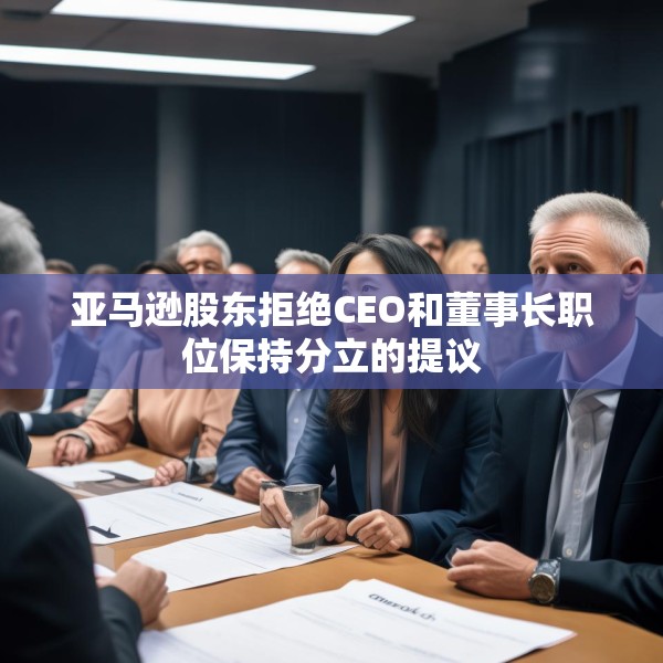 亚马逊股东拒绝CEO和董事长职位保持分立的提议