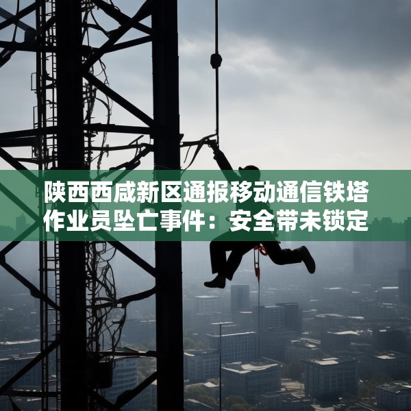 陕西西咸新区通报移动通信铁塔作业员坠亡事件：安全带未锁定在铁塔上