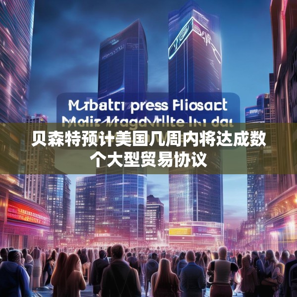 贝森特预计美国几周内将达成数个大型贸易协议