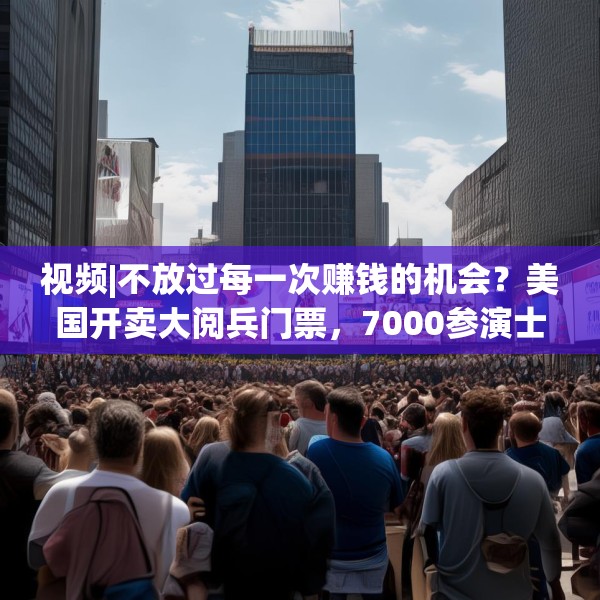 视频|不放过每一次赚钱的机会？美国开卖大阅兵门票，7000参演士兵一天只供一顿热餐