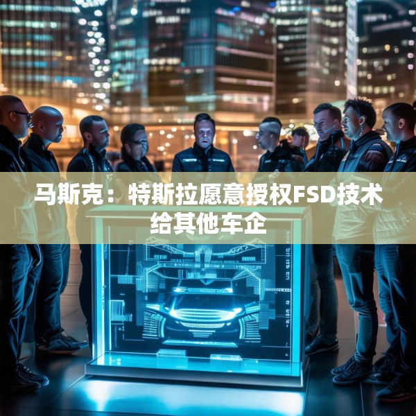 马斯克：特斯拉愿意授权FSD技术给其他车企