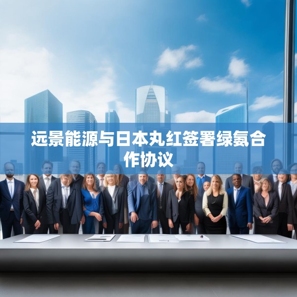 远景能源与日本丸红签署绿氨合作协议