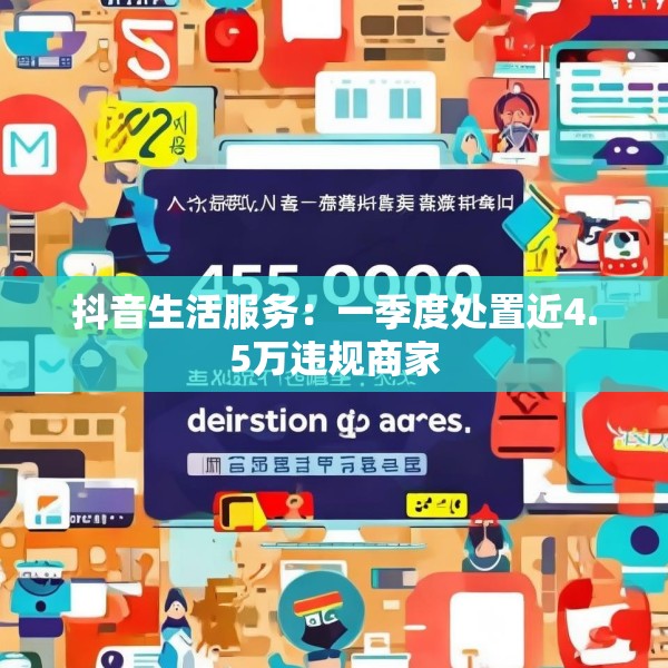 抖音生活服务：一季度处置近4.5万违规商家