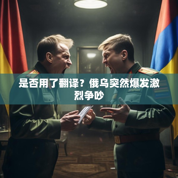 是否用了翻译？俄乌突然爆发激烈争吵