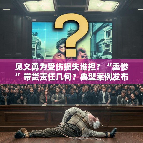 见义勇为受伤损失谁担？“卖惨”带货责任几何？典型案例发布