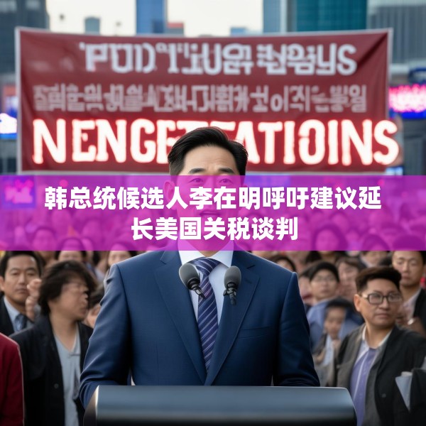 韩总统候选人李在明呼吁建议延长美国关税谈判