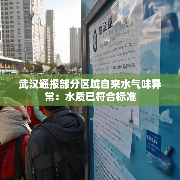 武汉通报部分区域自来水气味异常：水质已符合标准