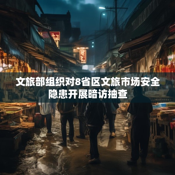 文旅部组织对8省区文旅市场安全隐患开展暗访抽查