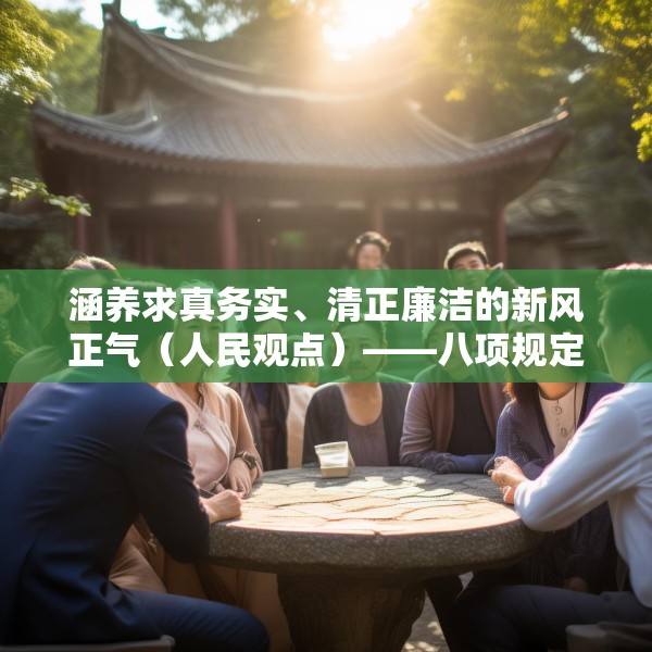涵养求真务实、清正廉洁的新风正气（人民观点）——八项规定改变中国的启示③