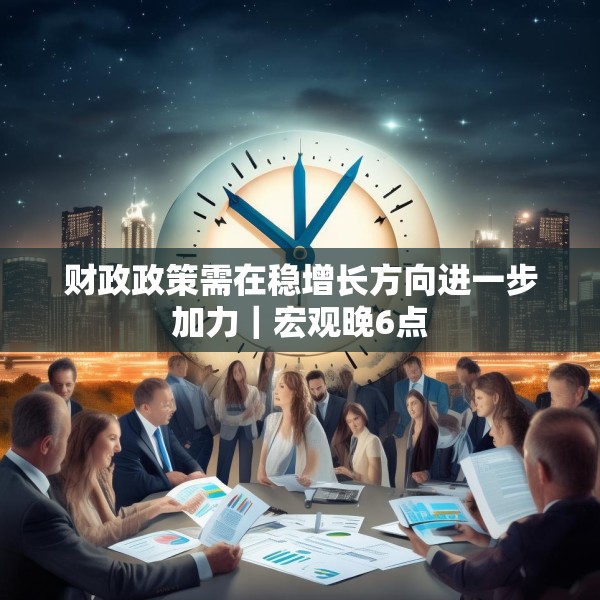 财政政策需在稳增长方向进一步加力｜宏观晚6点