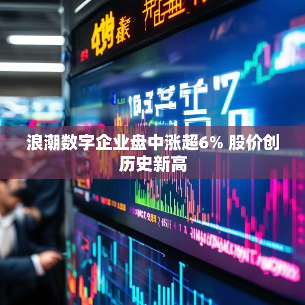 浪潮数字企业盘中涨超6% 股价创历史新高