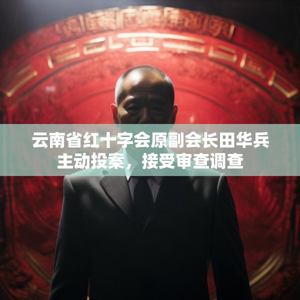 云南省红十字会原副会长田华兵主动投案，接受审查调查