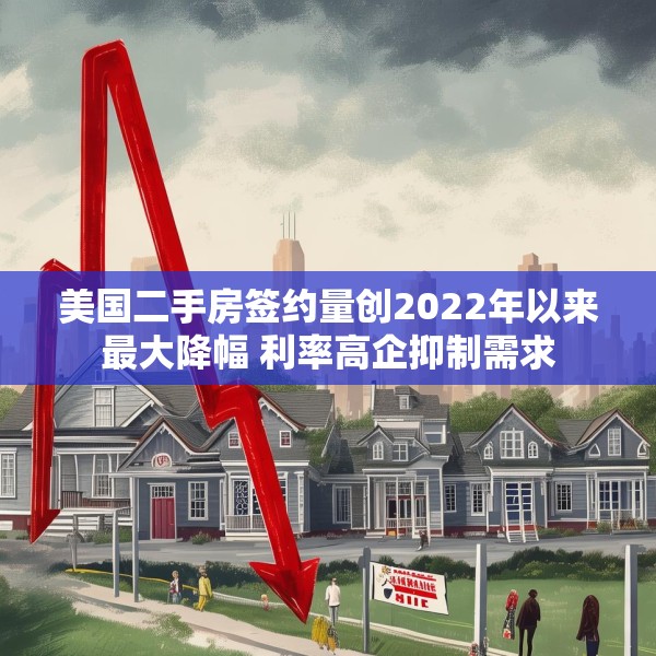 美国二手房签约量创2022年以来最大降幅 利率高企抑制需求
