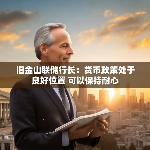 旧金山联储行长：货币政策处于良好位置 可以保持耐心