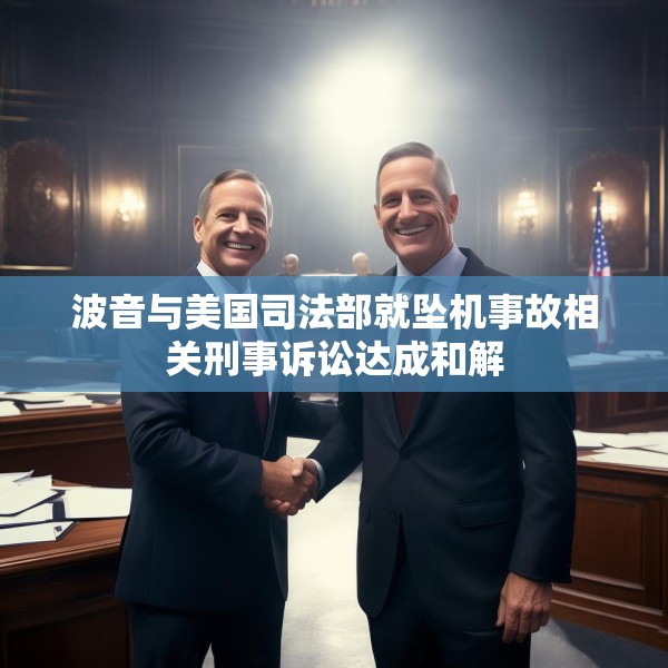 波音与美国司法部就坠机事故相关刑事诉讼达成和解