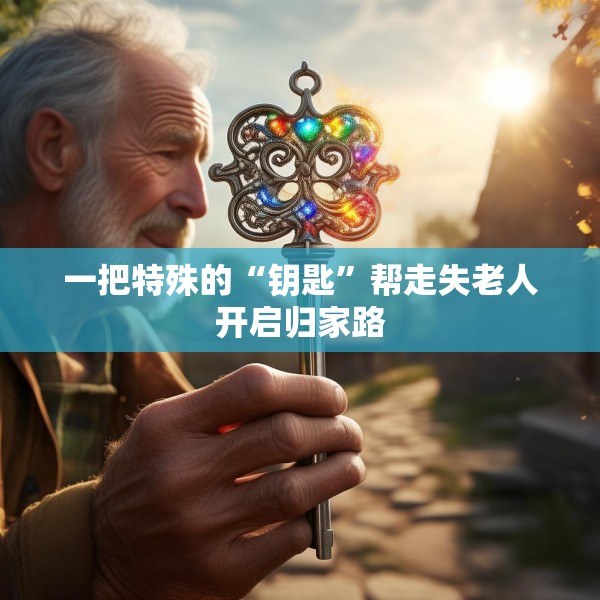一把特殊的“钥匙”帮走失老人开启归家路