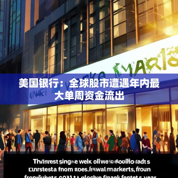 美国银行：全球股市遭遇年内最大单周资金流出