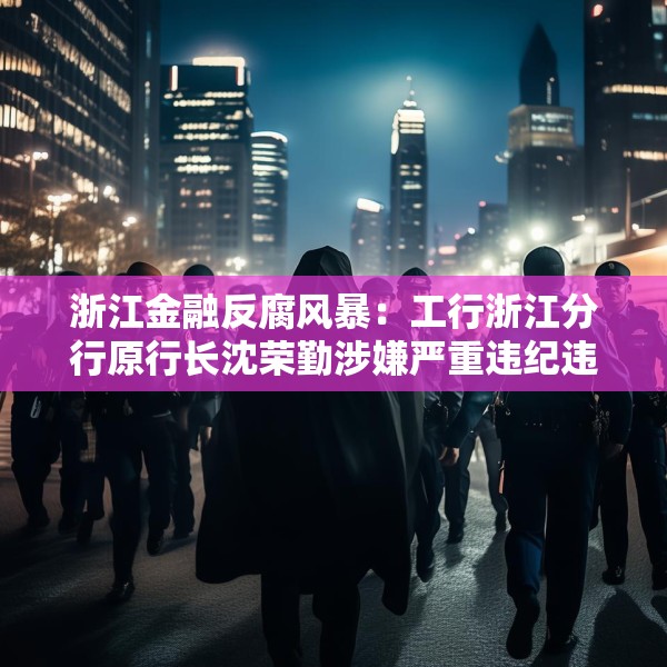 浙江金融反腐风暴：工行浙江分行原行长沈荣勤涉嫌严重违纪违法被查