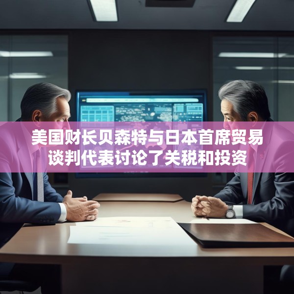 美国财长贝森特与日本首席贸易谈判代表讨论了关税和投资