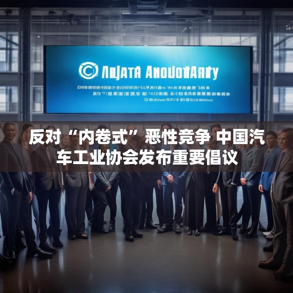 反对“内卷式”恶性竞争 中国汽车工业协会发布重要倡议