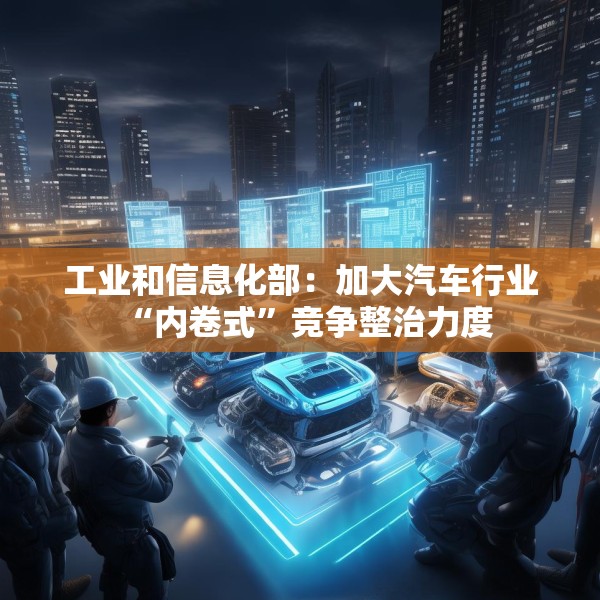 工业和信息化部：加大汽车行业“内卷式”竞争整治力度