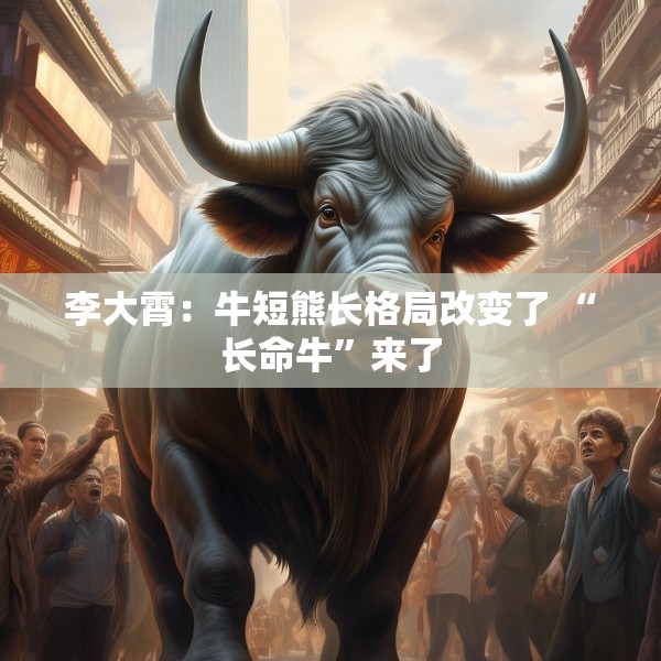 李大霄：牛短熊长格局改变了 “长命牛”来了