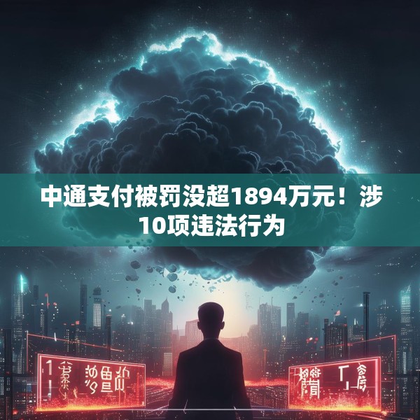 中通支付被罚没超1894万元！涉10项违法行为