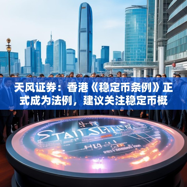 天风证券：香港《稳定币条例》正式成为法例，建议关注稳定币概念相关标的