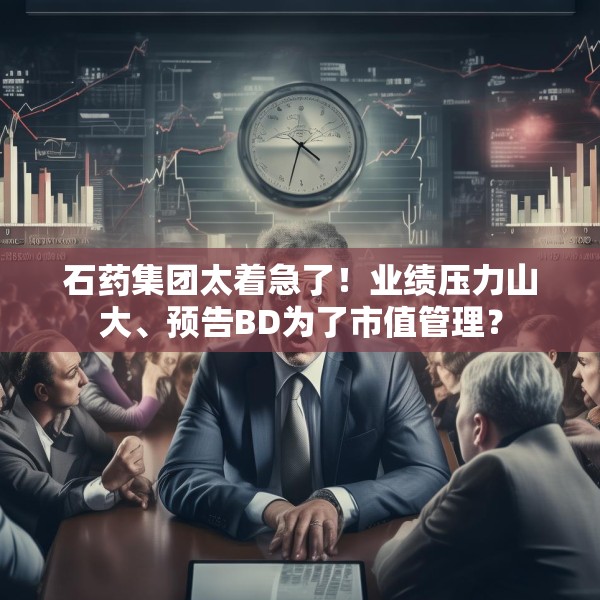 石药集团太着急了！业绩压力山大、预告BD为了市值管理？