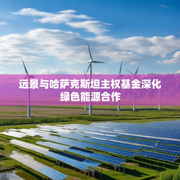 远景与哈萨克斯坦主权基金深化绿色能源合作
