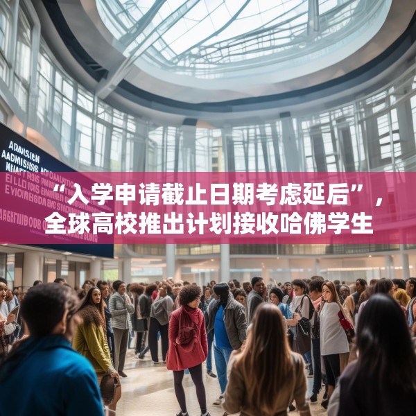“入学申请截止日期考虑延后”，全球高校推出计划接收哈佛学生