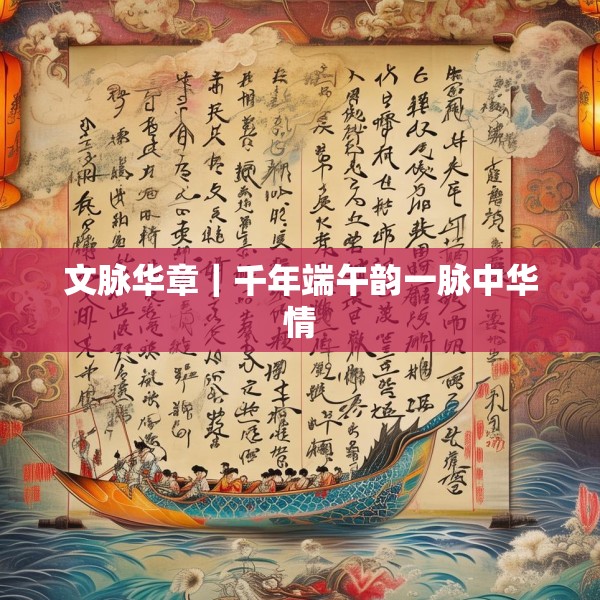 文脉华章｜千年端午韵一脉中华情