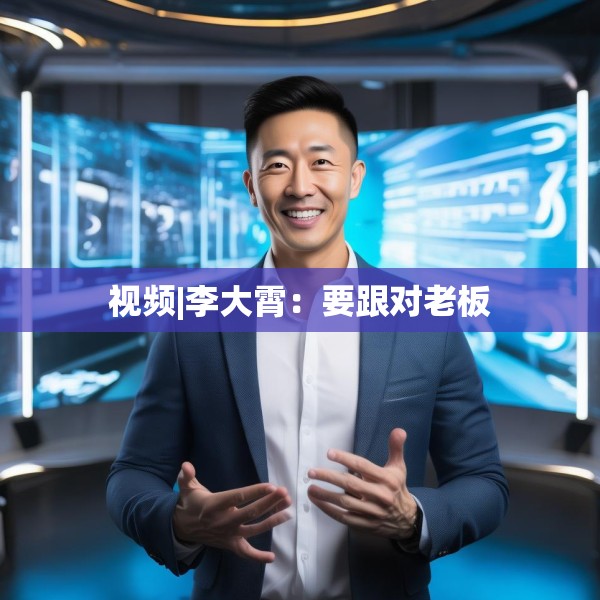 视频|李大霄：要跟对老板