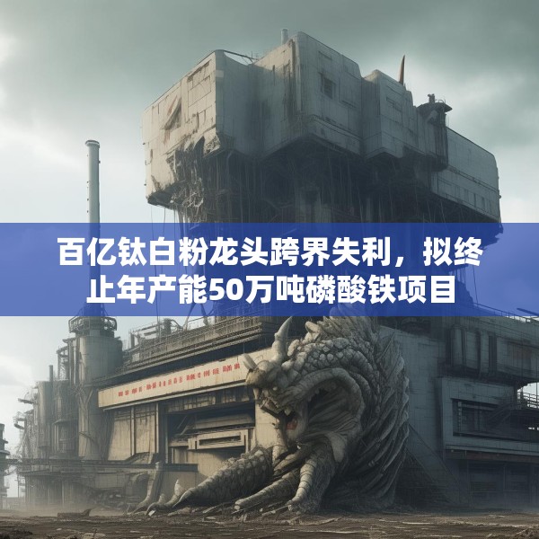 百亿钛白粉龙头跨界失利，拟终止年产能50万吨磷酸铁项目