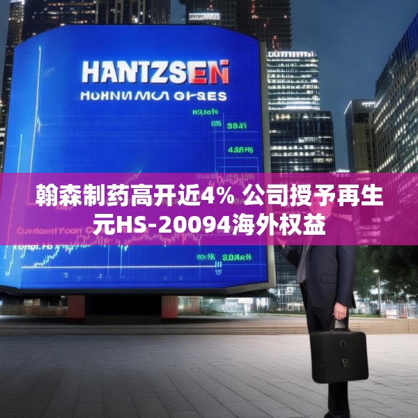 翰森制药高开近4% 公司授予再生元HS-20094海外权益