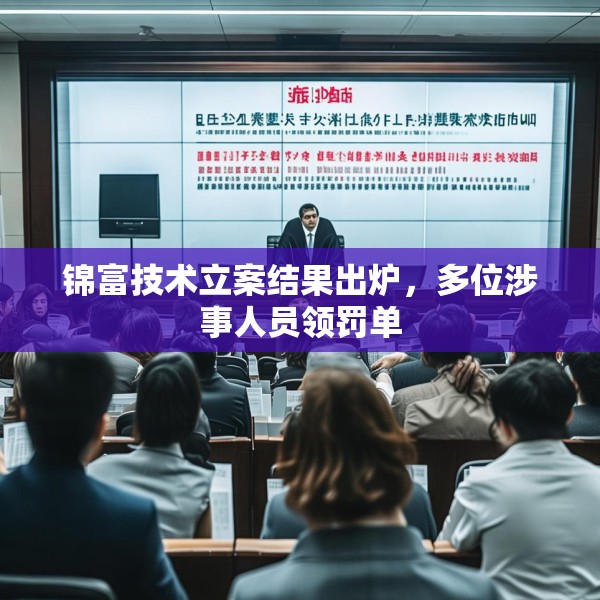 锦富技术立案结果出炉，多位涉事人员领罚单