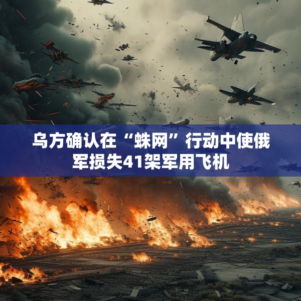乌方确认在“蛛网”行动中使俄军损失41架军用飞机