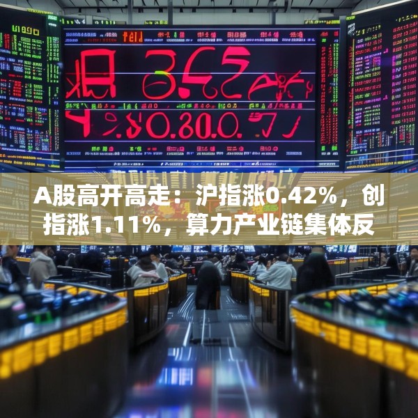 A股高开高走：沪指涨0.42%，创指涨1.11%，算力产业链集体反弹