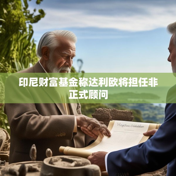 印尼财富基金称达利欧将担任非正式顾问
