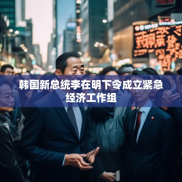 韩国新总统李在明下令成立紧急经济工作组