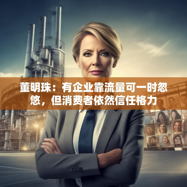 董明珠：有企业靠流量可一时忽悠，但消费者依然信任格力