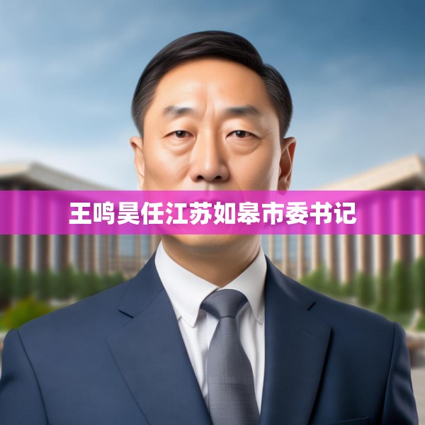 王鸣昊任江苏如皋市委书记