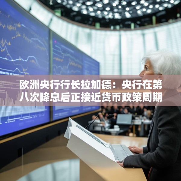 欧洲央行行长拉加德：央行在第八次降息后正接近货币政策周期尾声