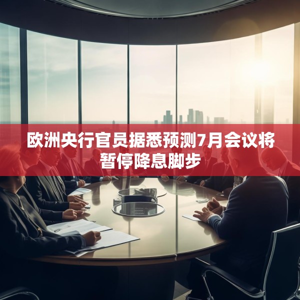欧洲央行官员据悉预测7月会议将暂停降息脚步