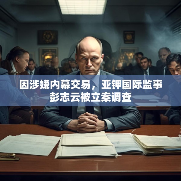 因涉嫌内幕交易，亚钾国际监事彭志云被立案调查