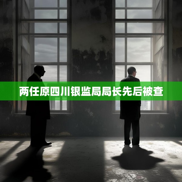 两任原四川银监局局长先后被查