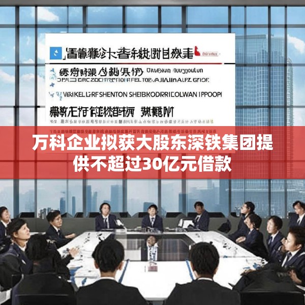 万科企业拟获大股东深铁集团提供不超过30亿元借款