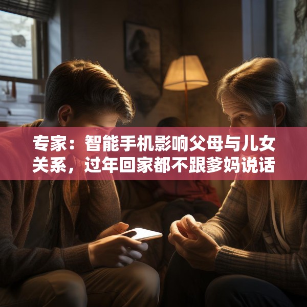 专家：智能手机影响父母与儿女关系，过年回家都不跟爹妈说话