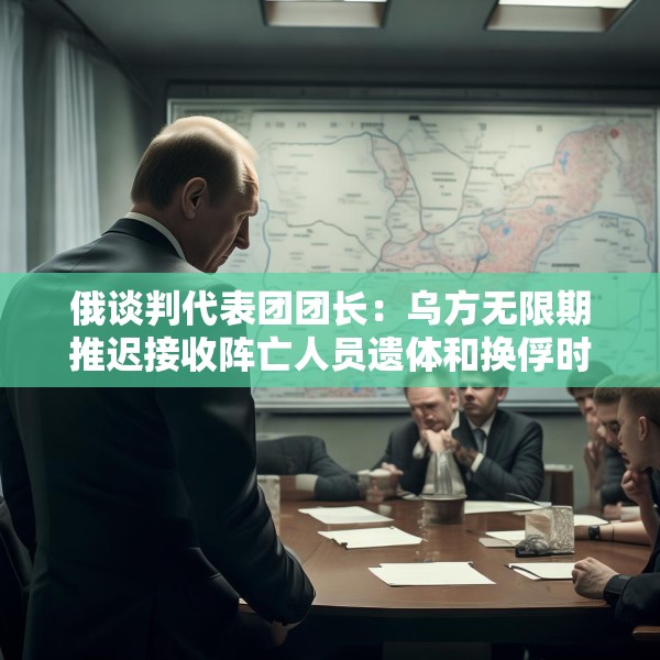 俄谈判代表团团长：乌方无限期推迟接收阵亡人员遗体和换俘时间